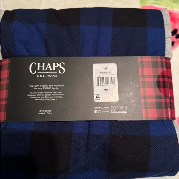 Chaps two piece pajama set. - Picture 3 of 4